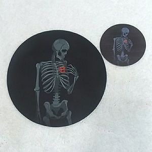 Skeleton Mouse Pad & Coaster Set